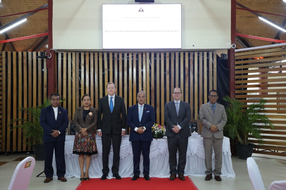 Vise-PM, MCAE no MTA, Francisco Kalbuadi Lay Abertura Seminariu Tribunal Permanente ba Arbitrajen